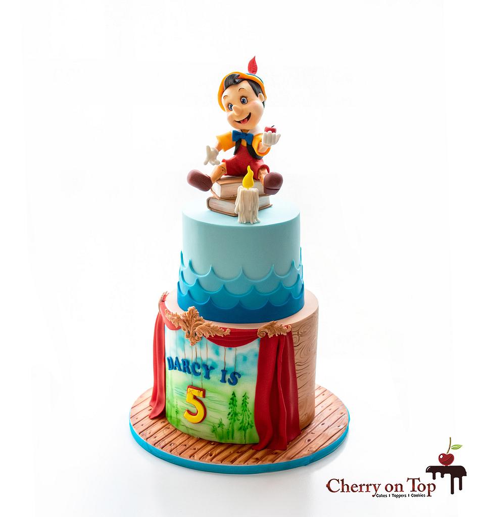 Beautiful Pinocchio Cake - Decorated Cake by Cherry on - CakesDecor