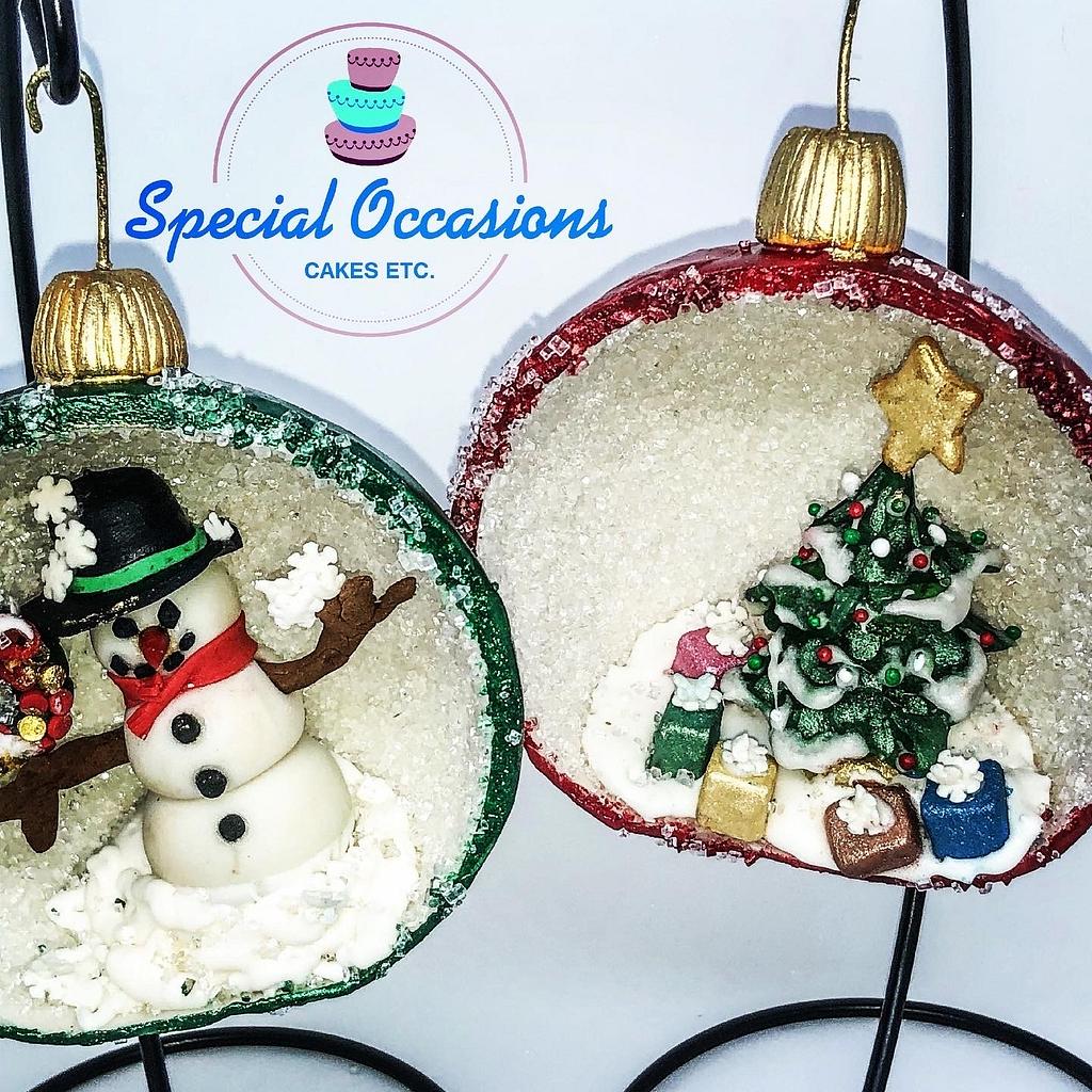 Homemade Christmas Decorations  Cake by Special  CakesDecor