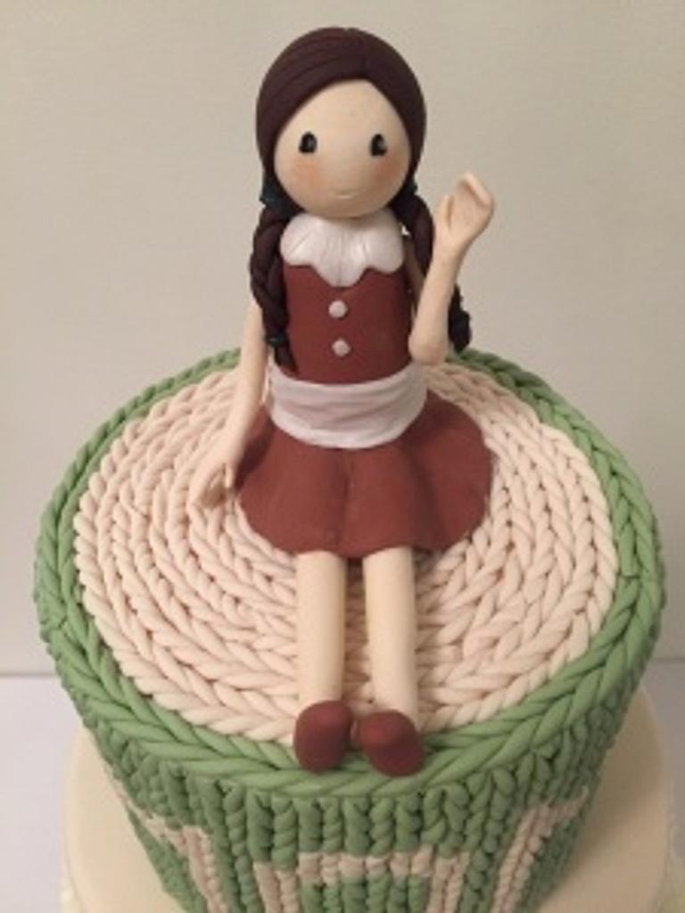 Realistic Tricot or Knitted Cake Video Tutorial CakesDecor