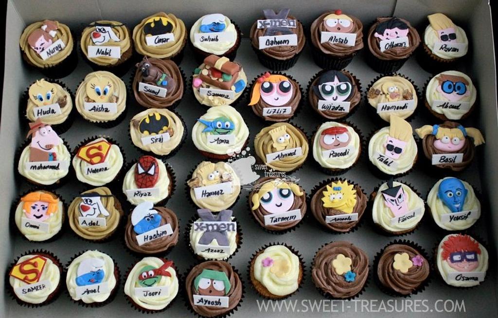 60s 70s 80s 90s 00s Cartoon Theme Cake By Sweet Cakesdecor