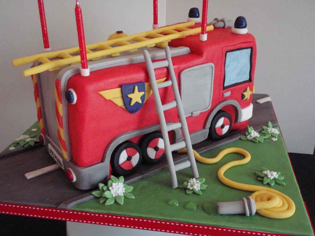 Fireman Sam Cake - Cake by CakeyCake - CakesDecor