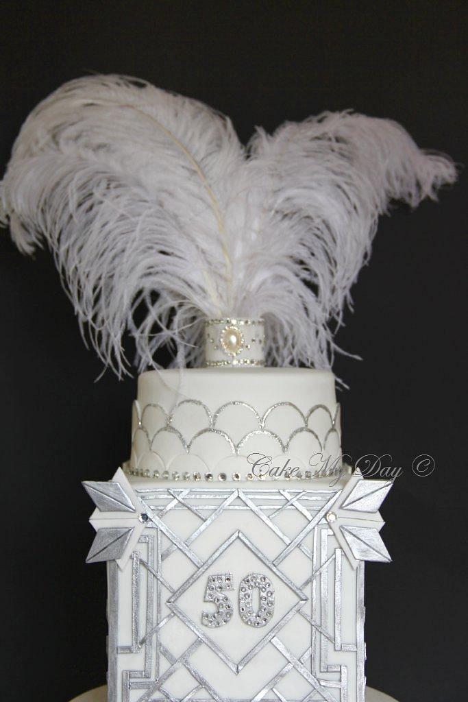 Great Gatsby cake - Cake by Cake My Day - CakesDecor