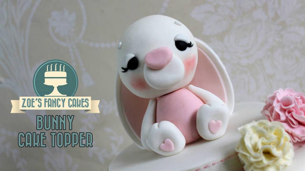 Bunny rabbit cake topper CakesDecor