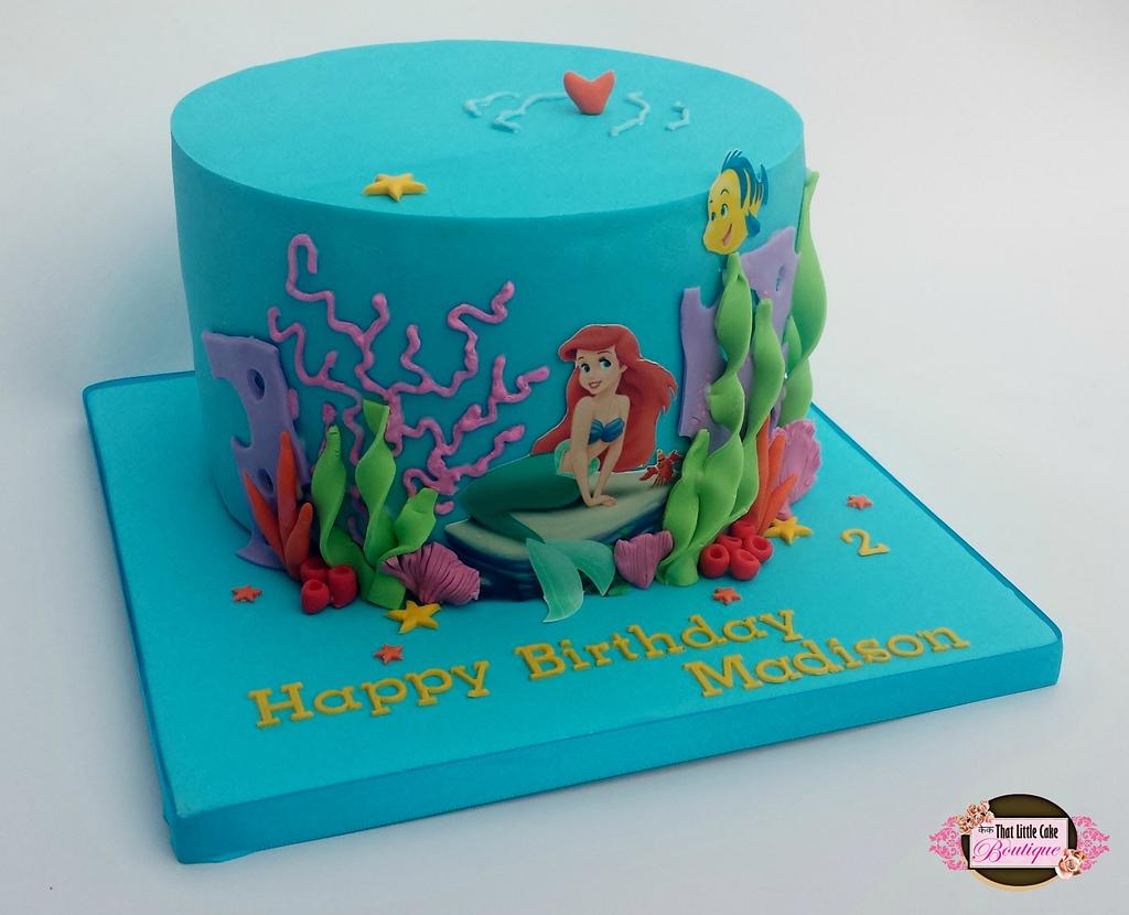 Magical Mermaid Cake Singapore/Cake for kids birthday Singapore - White  Spatula