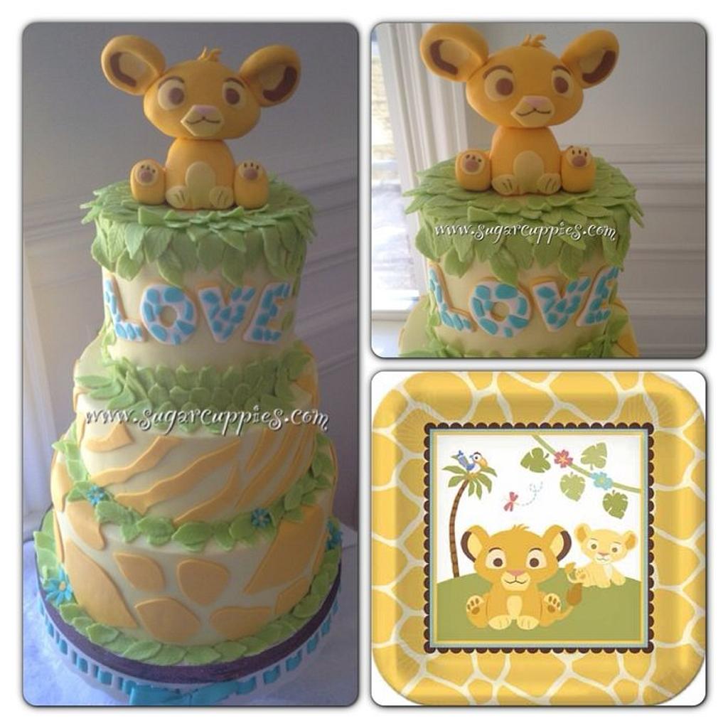 Simba Baby Shower Cake - Cake by Oribel - CakesDecor