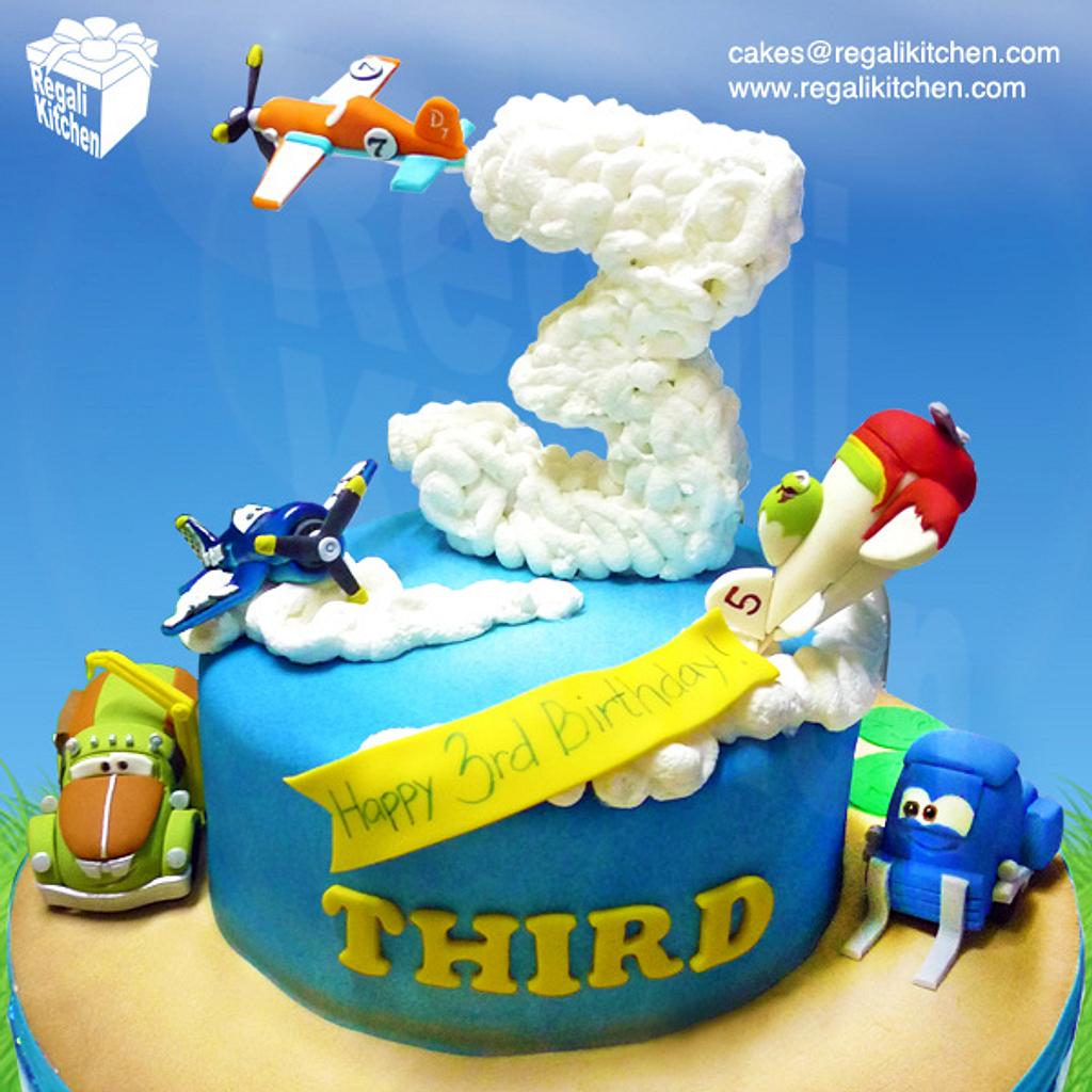Planes Birthday Cake CB-NC027 – Cake Boutique