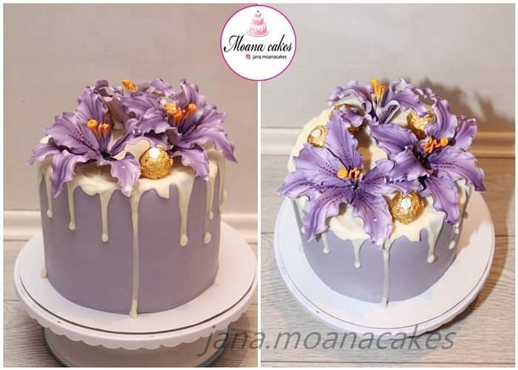 RoseBakes.com - A beautiful purple cake! | Facebook