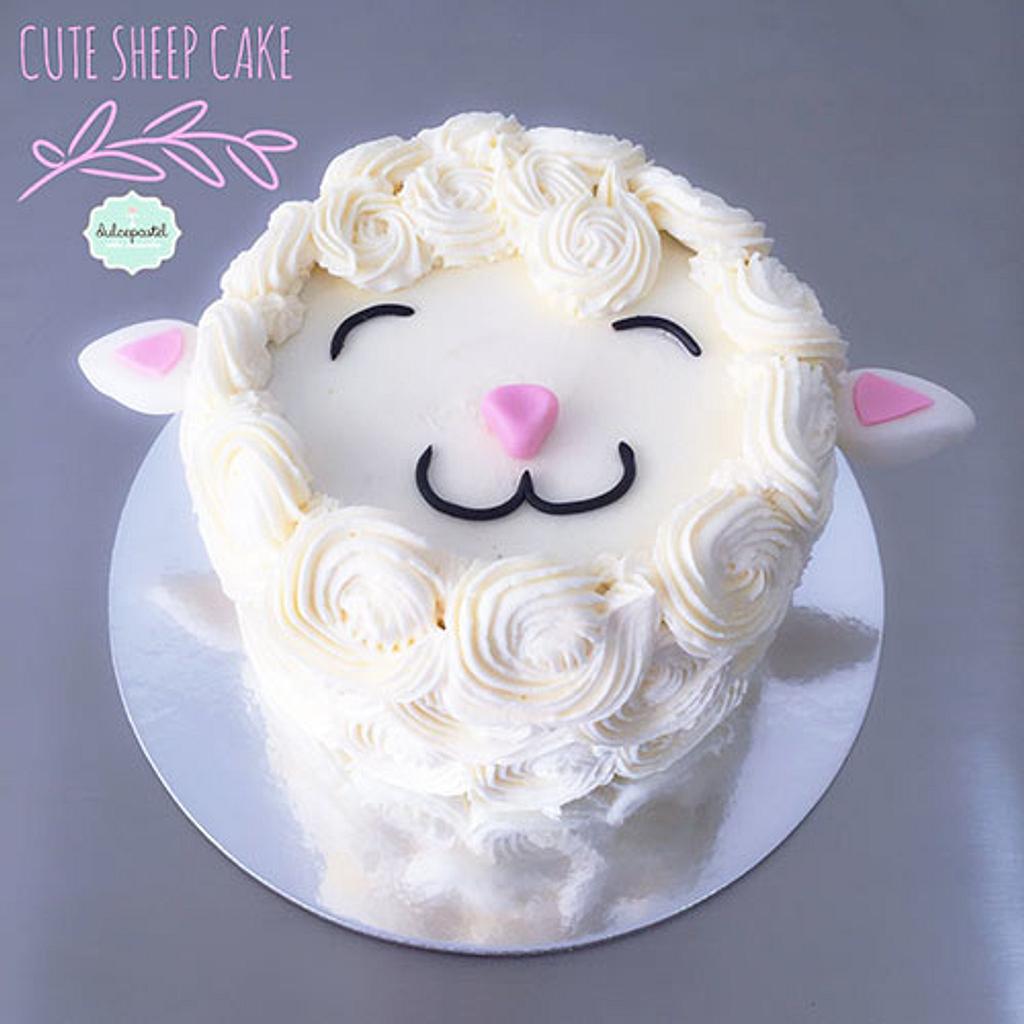 Torta Ovejita - Sheep Cake - Decorated Cake by - CakesDecor