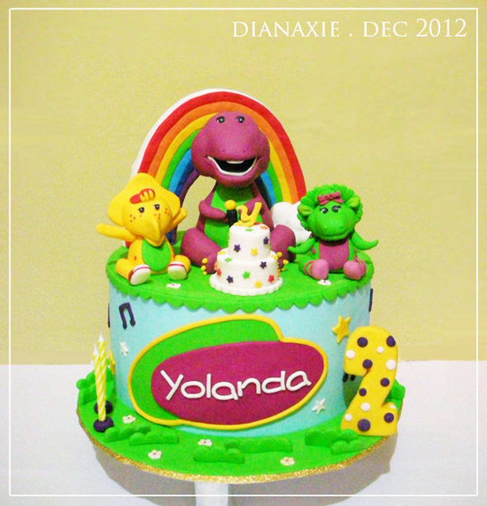 ANOTHER BARNEY AND FRIENDS CAKE...