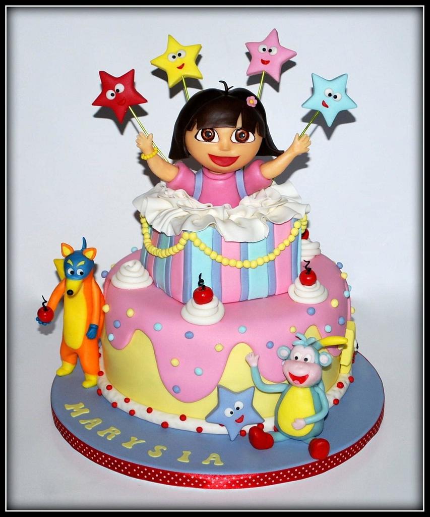 Dora Drawing Cake, 24x7 Home delivery of Cake in MODEL TOWN, Delhi
