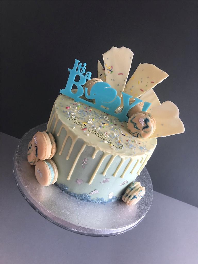 Baby Blue cake! Cake by Penny Sue CakesDecor