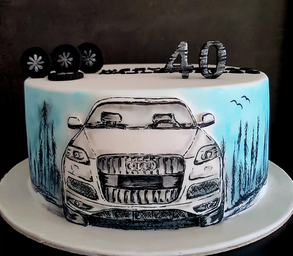 To Food with Love: Car Birthday Cake - A Herbie Wannabe