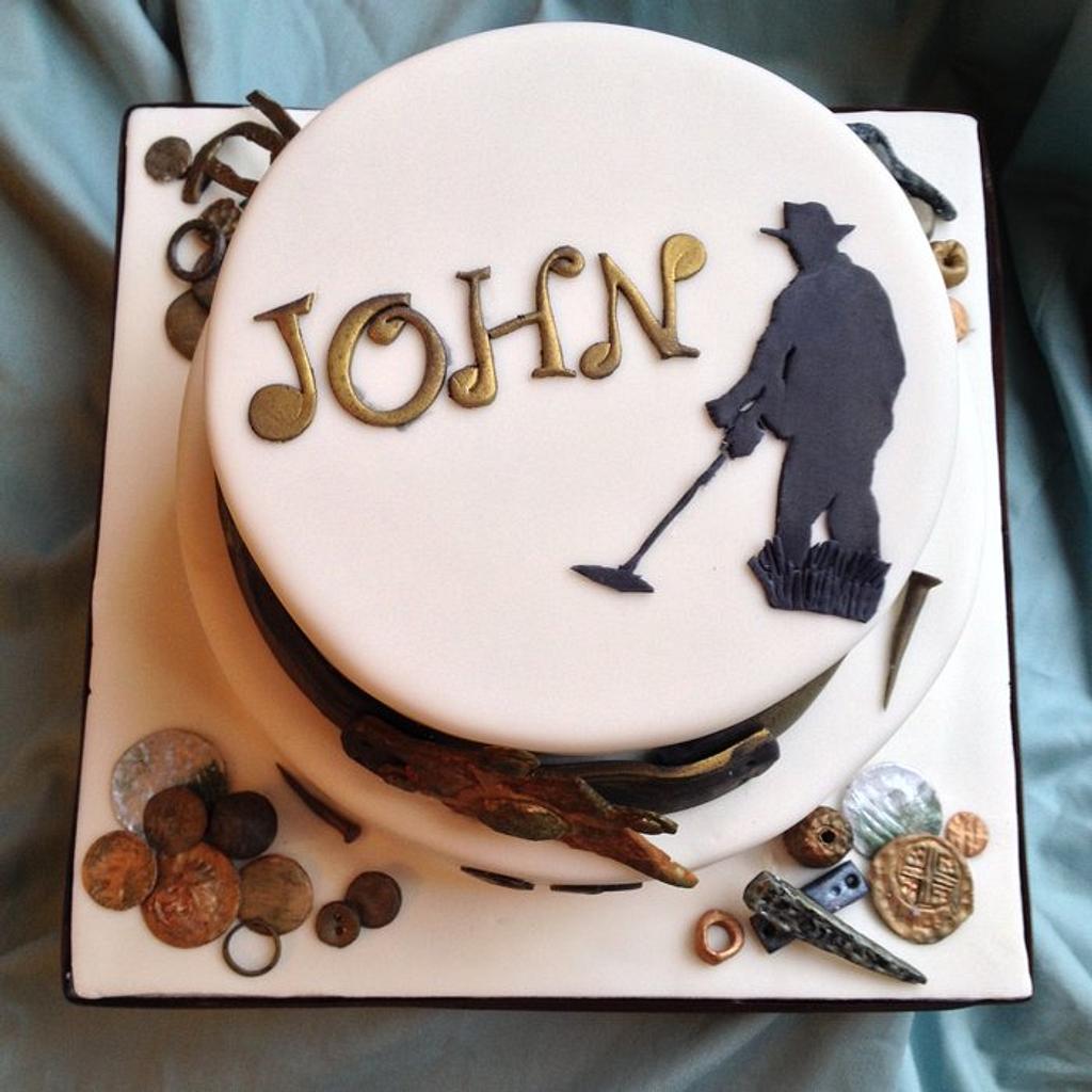 Happy 60th Birthday John Treasure Cake By Janet Cakesdecor