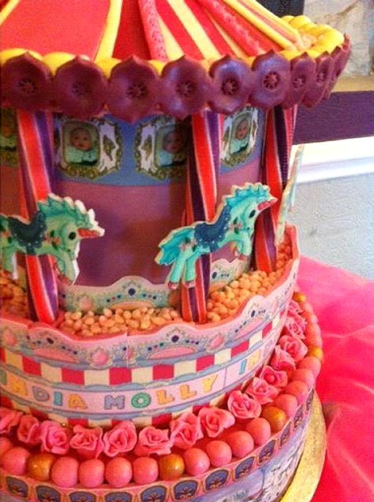 Carousel Cake Cake by femmebrulee CakesDecor