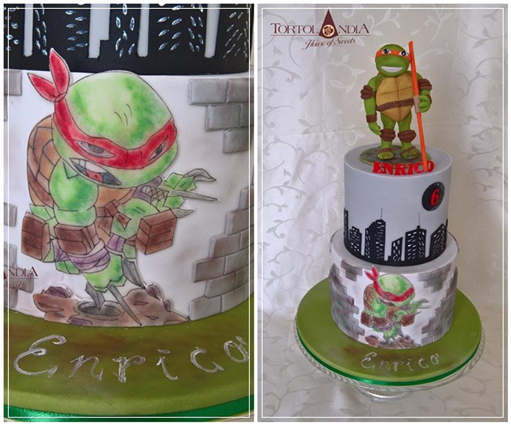 Ninja Turtles For Enrico Cake By Tortolandia Cakesdecor