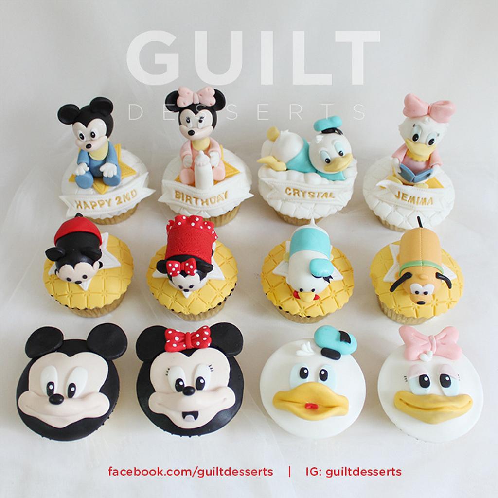 Baby Disney Tsum Tsum Cupcakes Cake By Guilt Desserts Cakesdecor