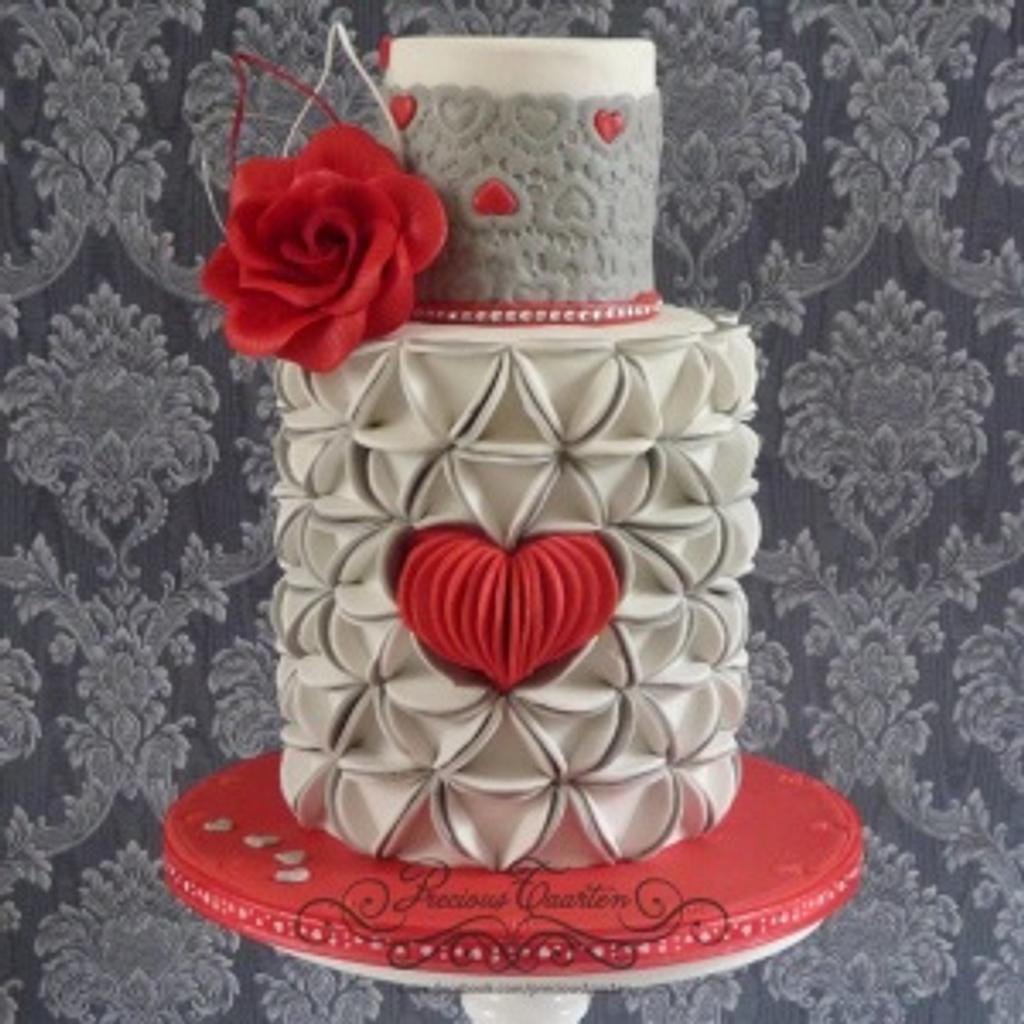 blue cake (triangle) CakesDecor