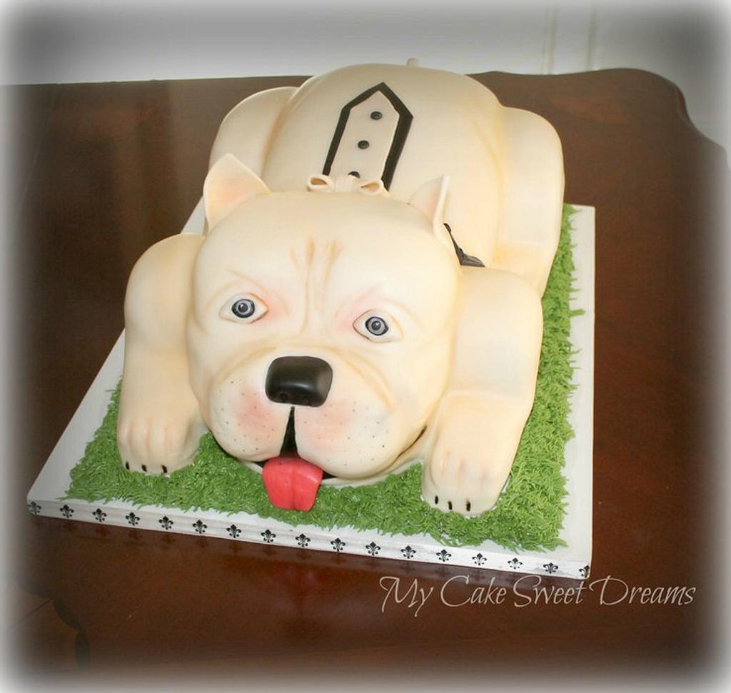 Pitbull hotsell birthday cake