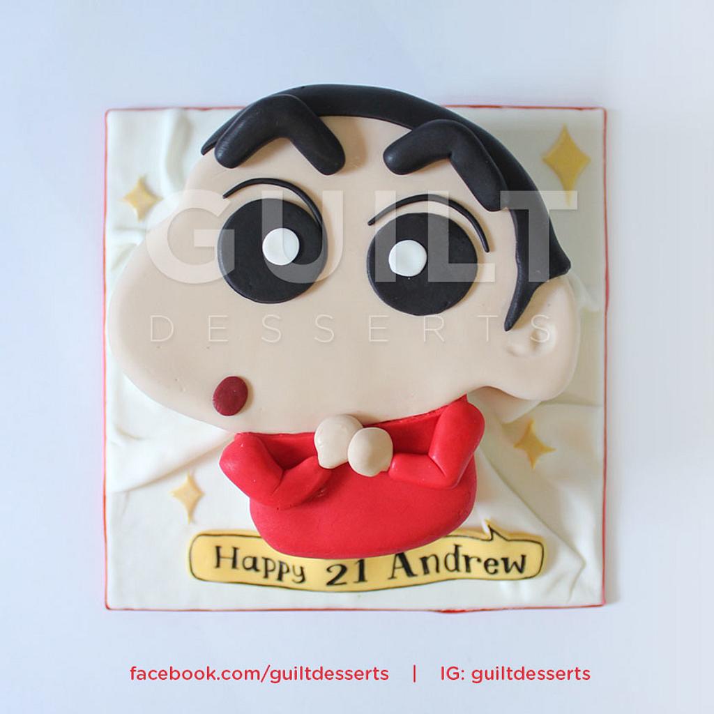 Crayon Shinchan - Decorated Cake by Guilt Desserts - CakesDecor