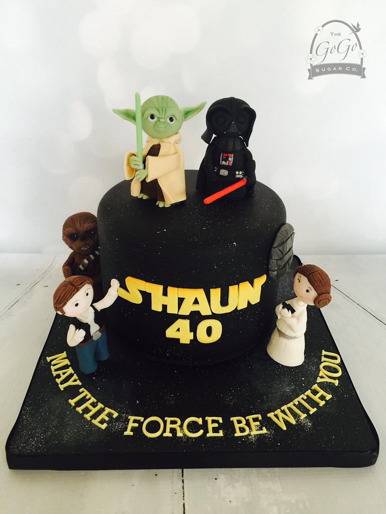 Star wars 40th birthday cake hotsell