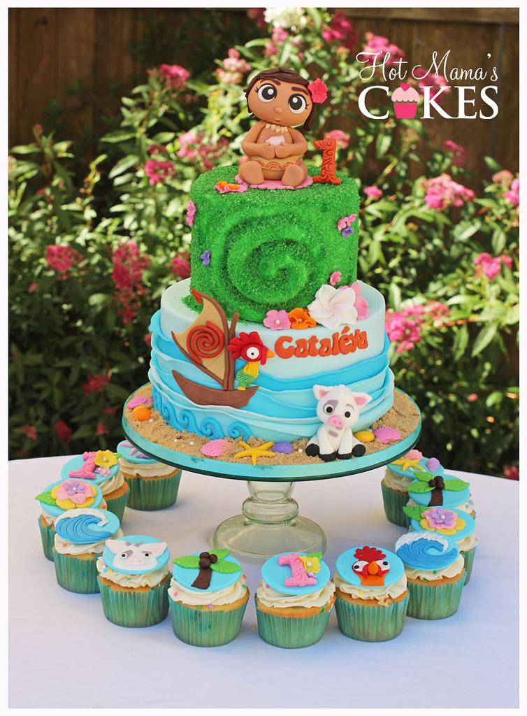 Moana cake | Moana birthday party cake, Moana birthday cake, 3rd birthday  cakes