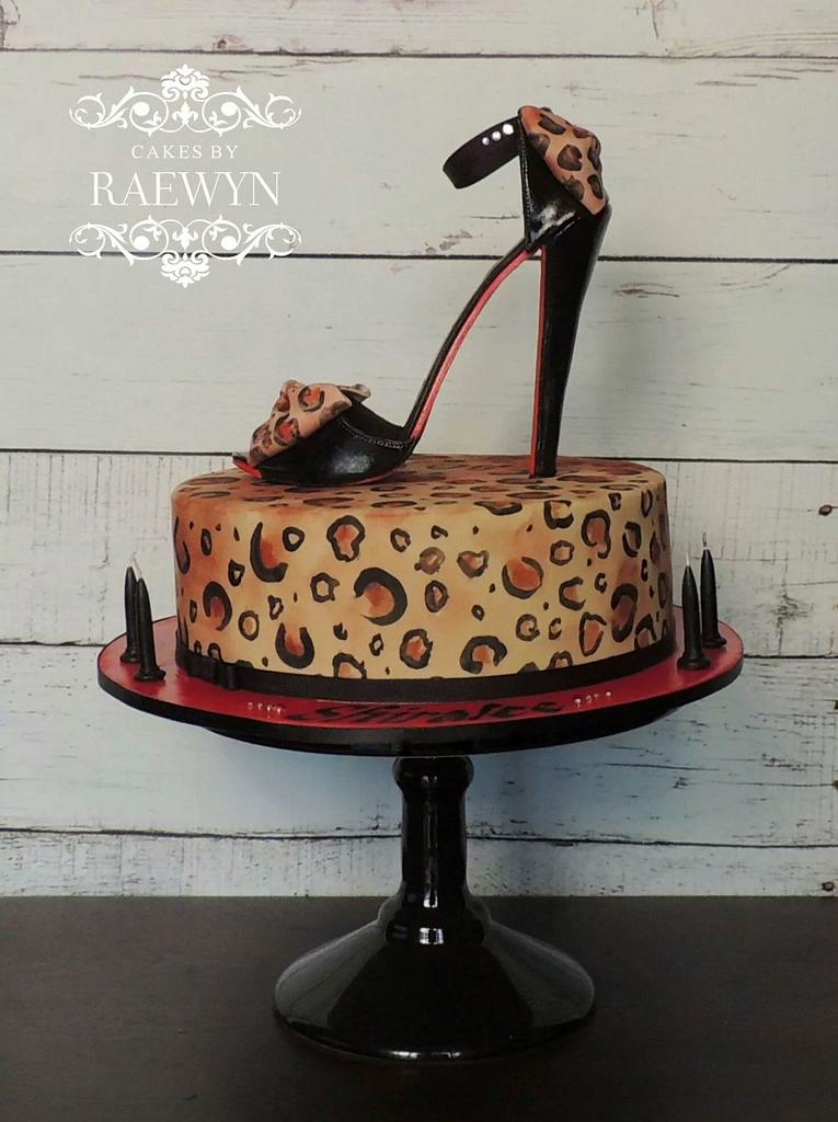 Chocolate Shoe Cake  Chocolate shoe, Leopard print cake, Shoe cake