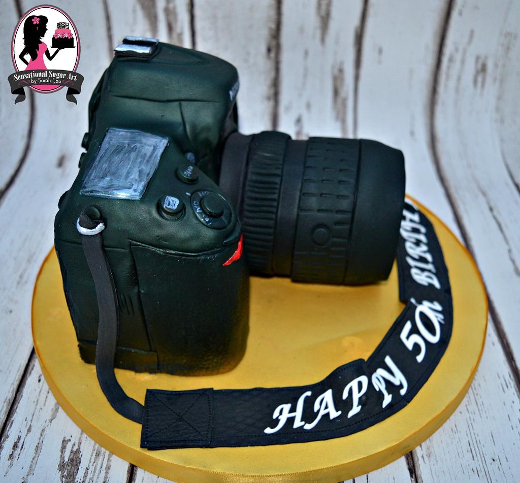 Nikon Camera Cake - Cake by Sensational Sugar Art by - CakesDecor