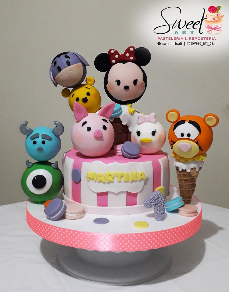TORTA DISNEY TSUM TSUM - Decorated Cake by Sweet Art - CakesDecor TORTA DISNEY TSUM TSUM - Decorated Cake by Sweet Art - CakesDecor