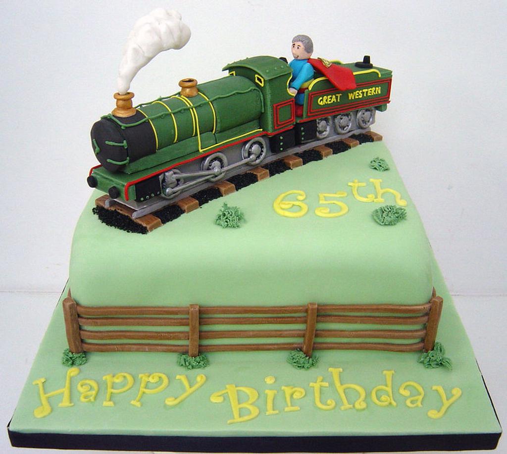 Steam Train Cake - Decorated Cake by Wayne - CakesDecor