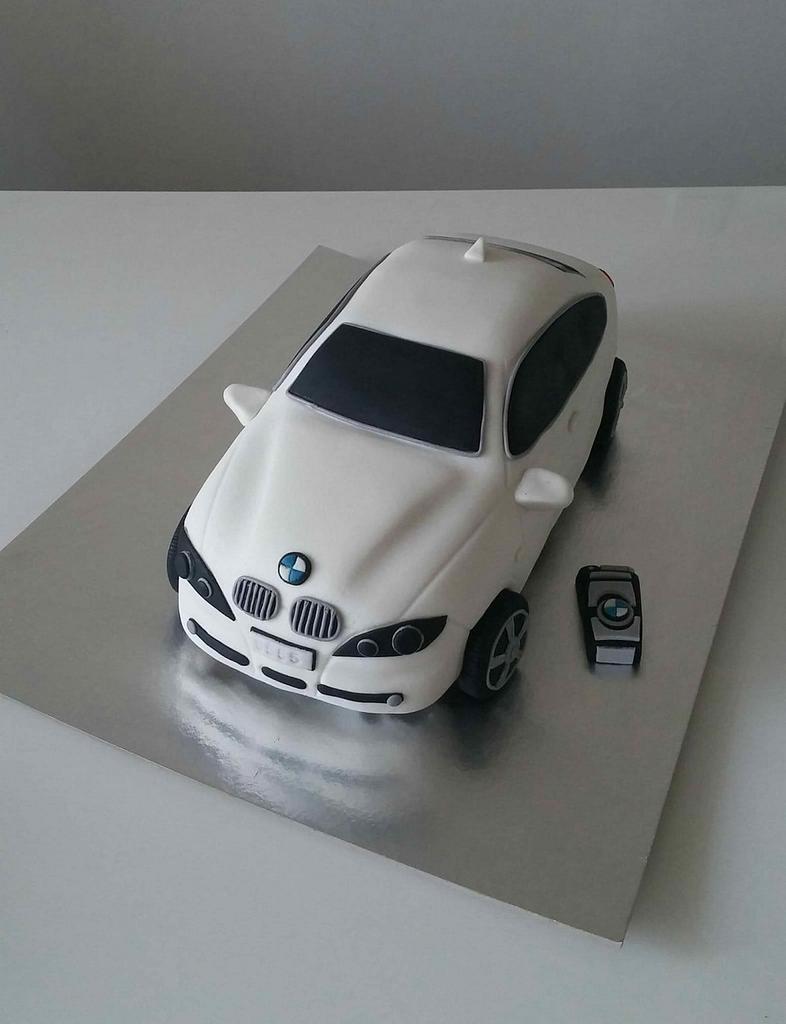 BMW car - Decorated Cake by TorteTortice - CakesDecor