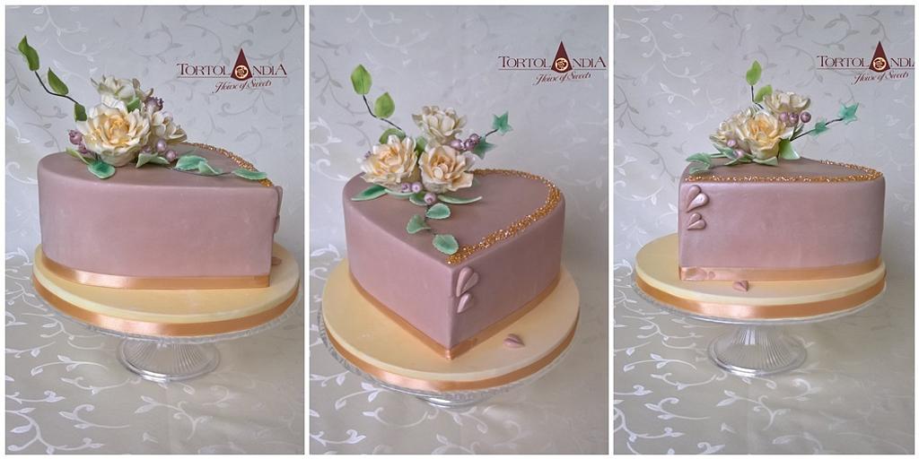 Elegant cake - Cake by Tortolandia - CakesDecor