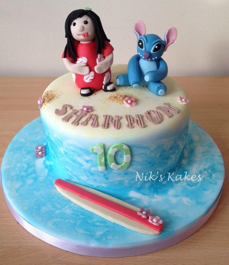 Lilo and Stitch celebration cake