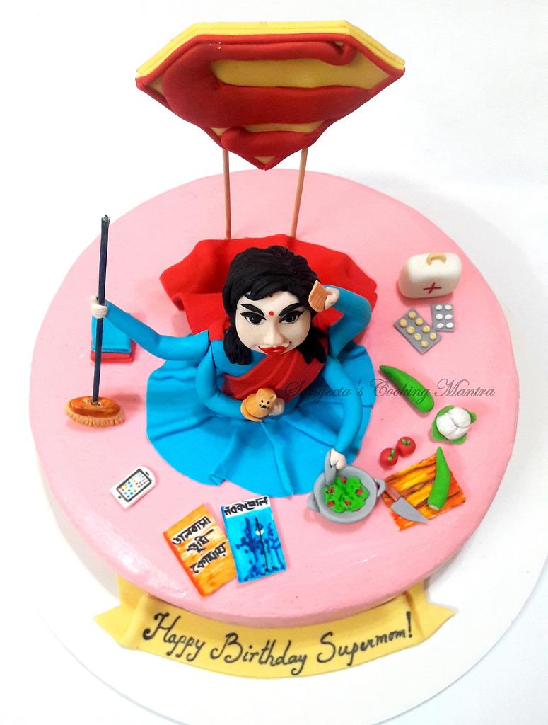 Supermom Birthday Cake Ideas Images (Pictures)