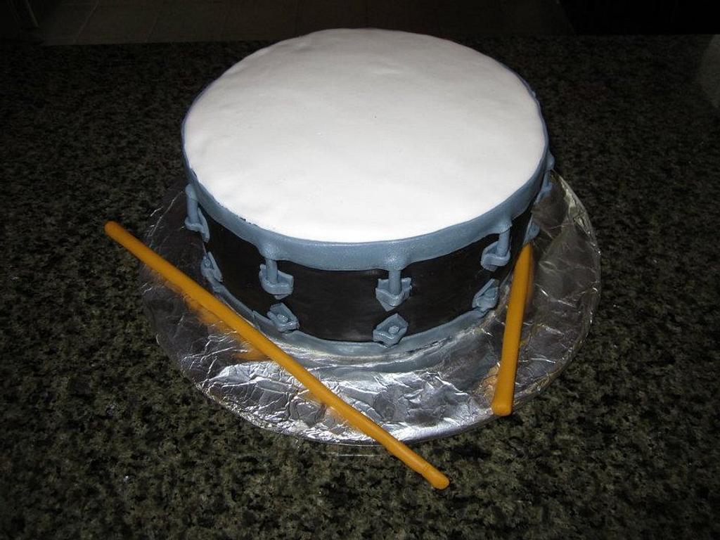 Snare Drum Cake - Decorated Cake by Frostilicious Cakes & - CakesDecor