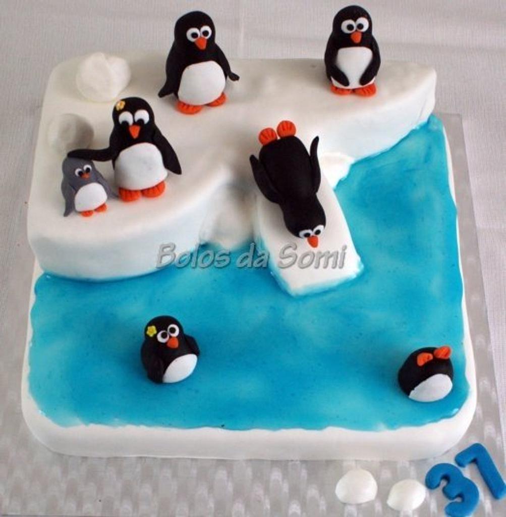 Penguin Cake Topper Baby Shower Birthday Christening Baptism - Etsy