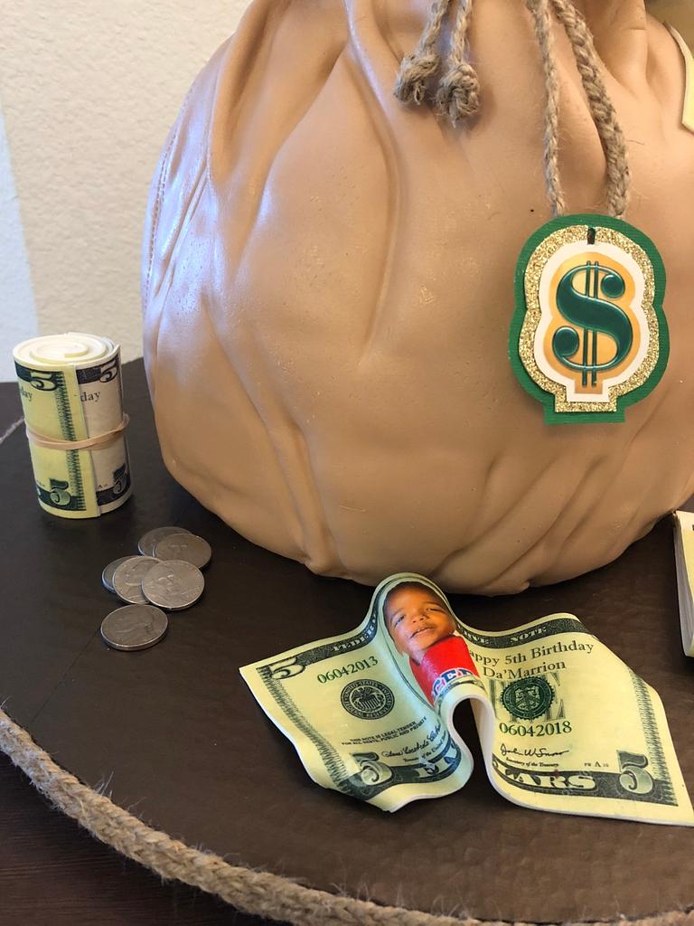 Money Bag Cake Cake by Kimberly Washington CakesDecor