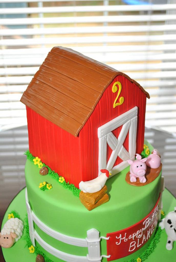 Barn Cake - Cake by Hope Crocker - CakesDecor