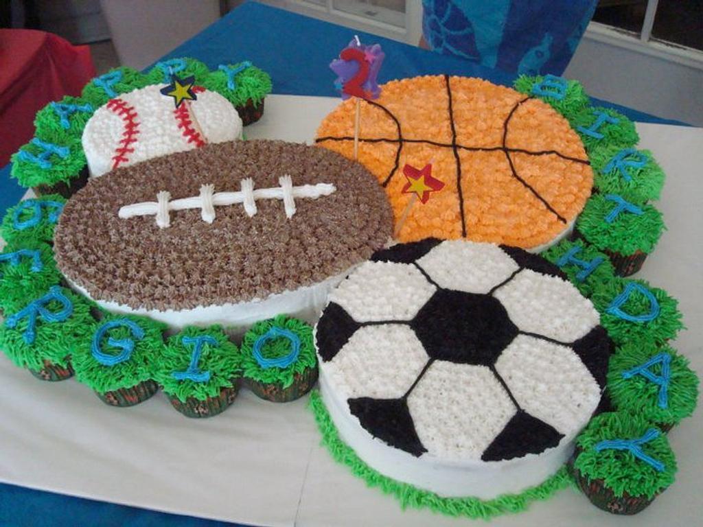 Sweet T's Bakeshop - PHilly sports themed birthday cake for one of our  favorites @ginaangelucci We had such a blast making this cake for the boys!  #cakedecorating #sportcake #philadelphia | Facebook
