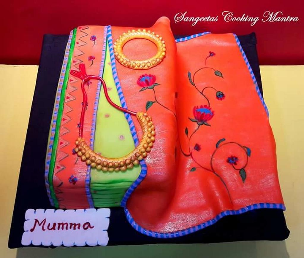 Want a bite of a beautiful Kanjeevaram saree cake? Here we go | Manorama  English