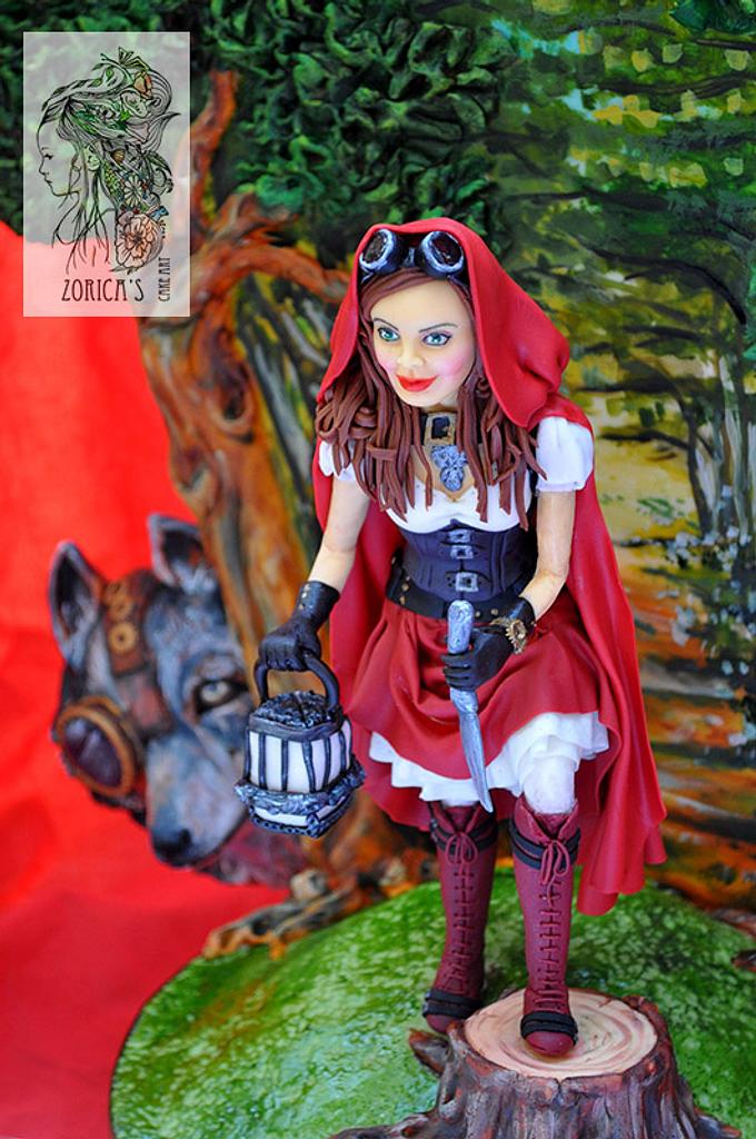 Red Riding Hood And The Big Bad Wolf Cake By Hajnalka