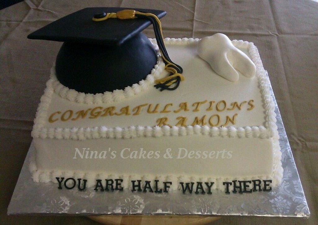 Graduation Cap Drawing Cake Three Brothers Bakery