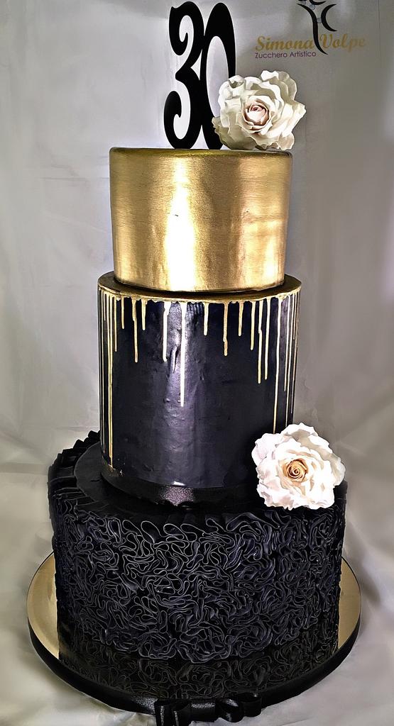 black gold cake - Cake by Saimon82 - CakesDecor