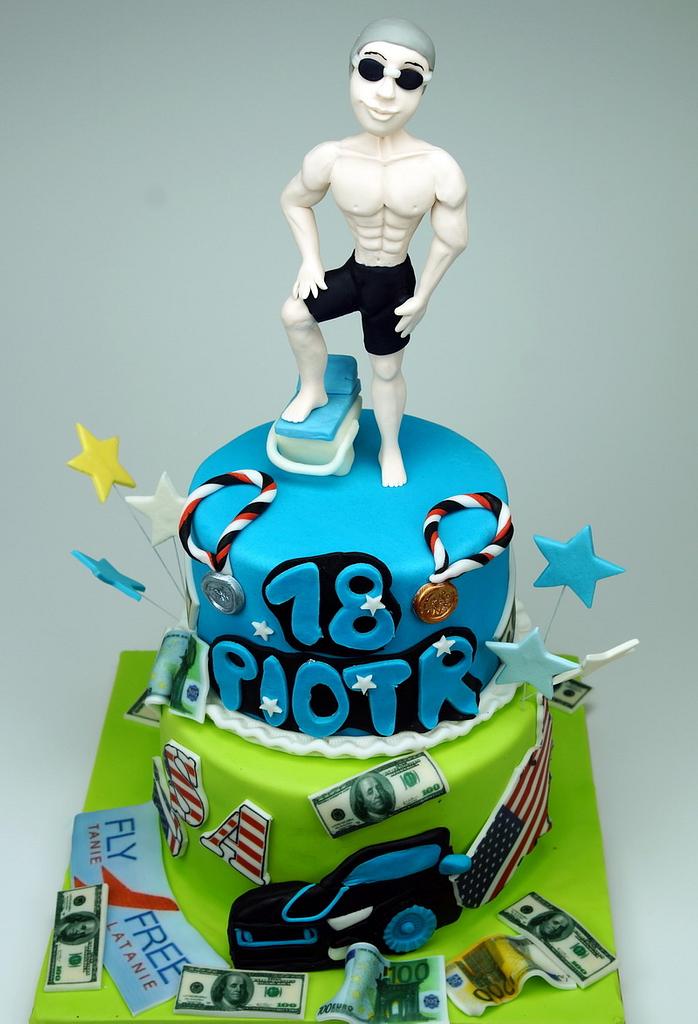 18th Birthday Cake for Boy - Cake by Beatrice Maria - CakesDecor