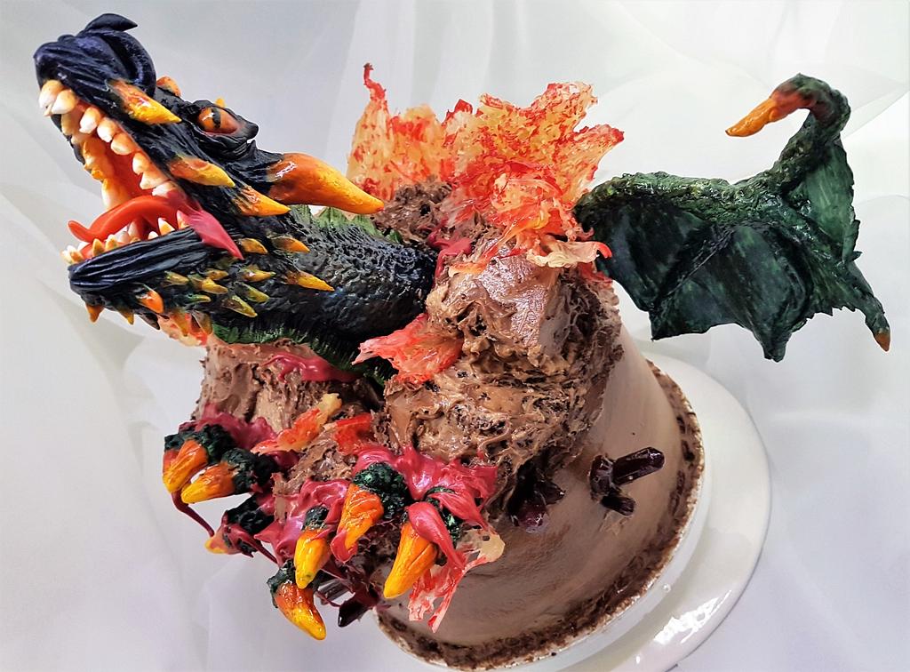 Chocolate Dragon Cake - Dinner With Julie