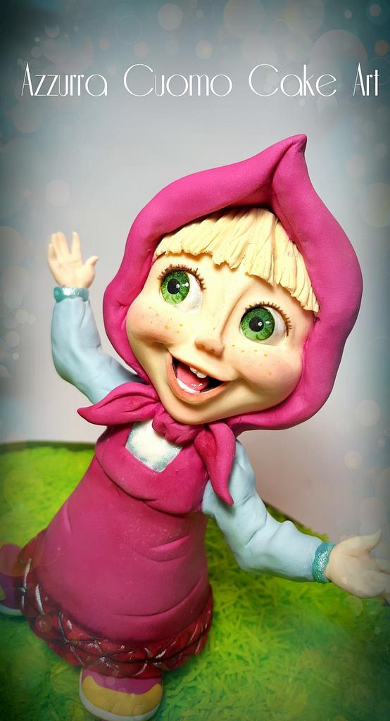 Masha and the Bear - Cake by Azzurra Cuomo Cake Art - CakesDecor