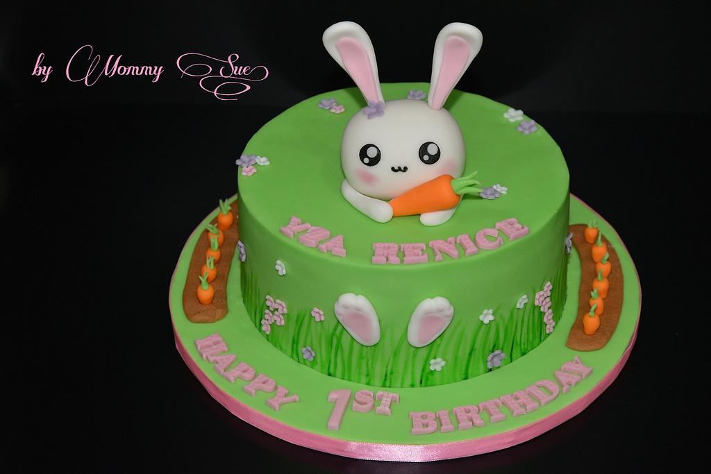 Happy Birthday Bunny Cake