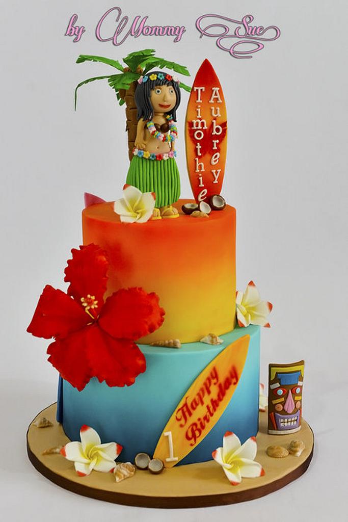 Cake Journey- Hawaii-Themed Sheet Cake