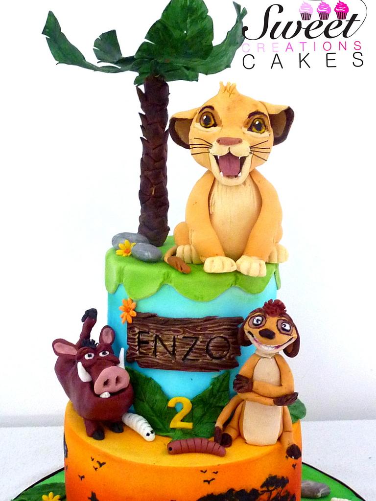 Lion King themed Cake - Cake by Sweet Creations Cakes - CakesDecor