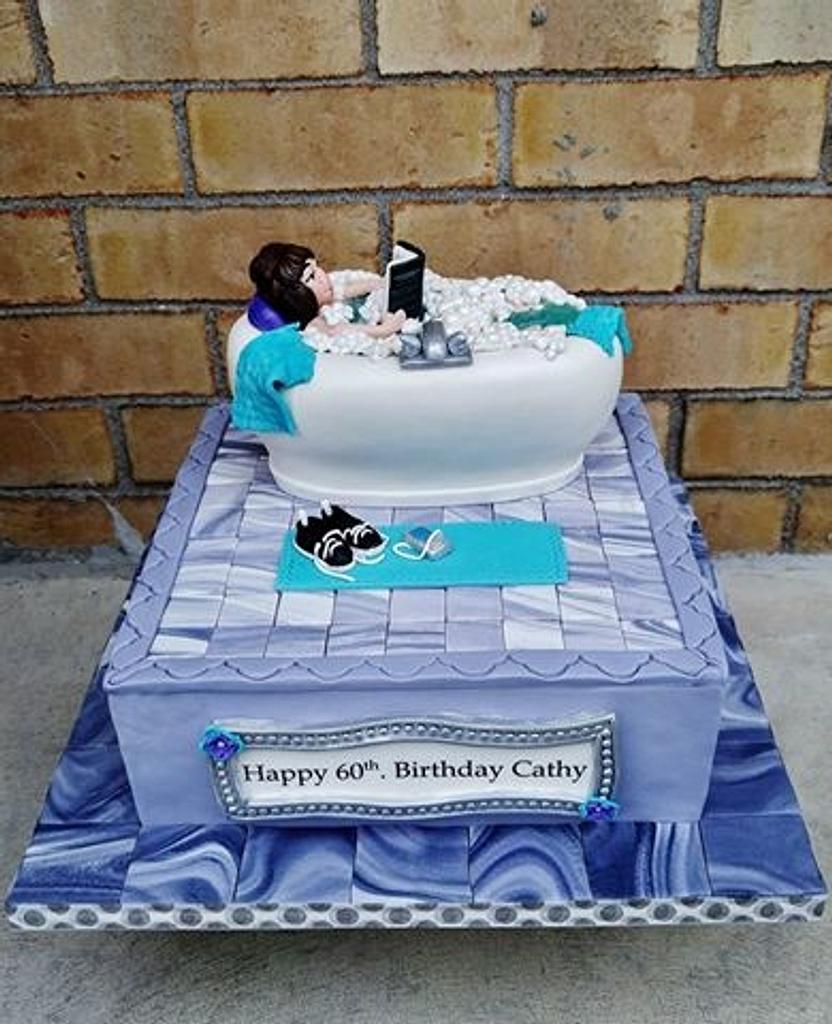 CATHYS 60TH. BIRTHDAY - Decorated Cake by Enza - Sweet-E - CakesDecor