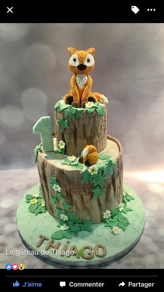 Fox Cake Cake By Les Gateaux De Chouchou Bretagne 29n Cakesdecor